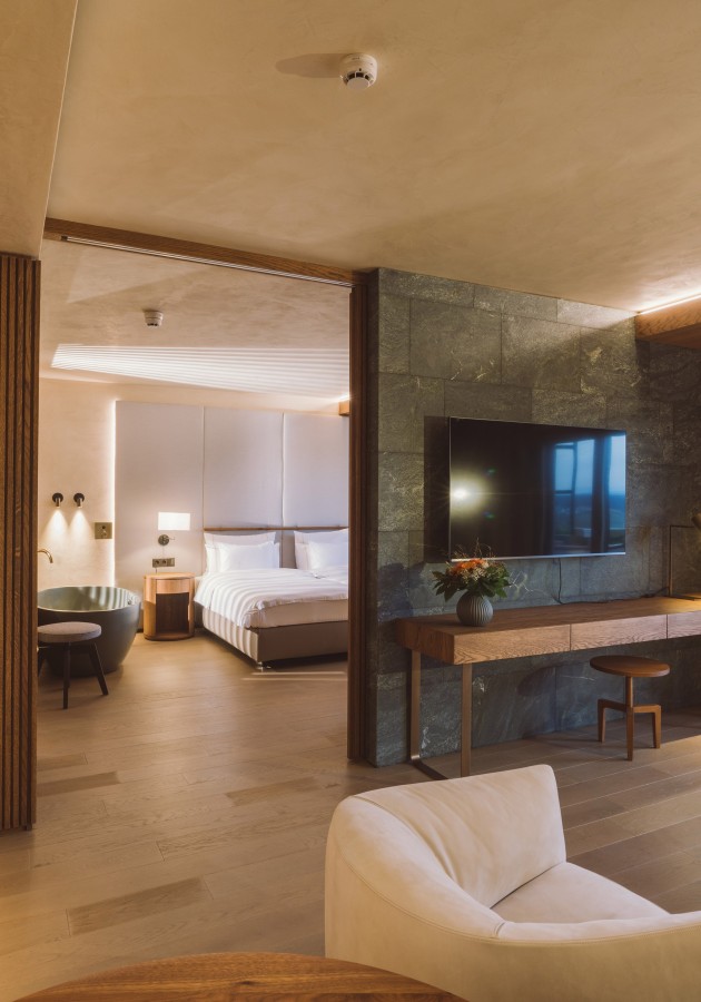 Hotel Reiters Supreme - Blick ins Schlafzimmer der Luxury Suite