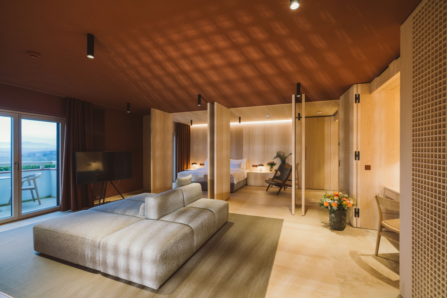 Hotel Reiters Supreme - Blick ins Schlafzimmer der Premium Luxury Suite