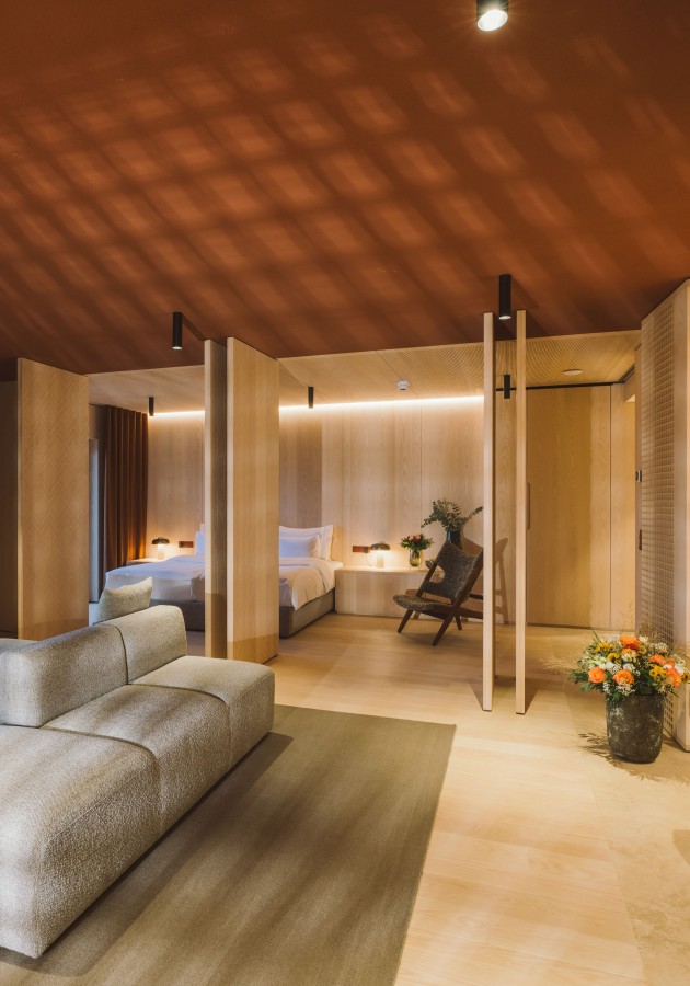 Hotel Reiters Supreme - Blick ins Schlafzimmer der Premium Luxury Suite